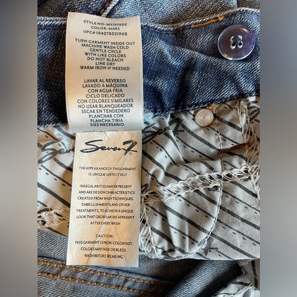 Seven7 Tummy Less High Rise Skinny Jeans COLOR:Mars Size 12/29 EUC - Picture 4 of 11